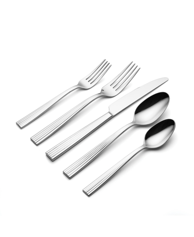 Oneida Kennedy 20 Piece Everyday Flatware Set, Service For 4 In Metallic And Stainless