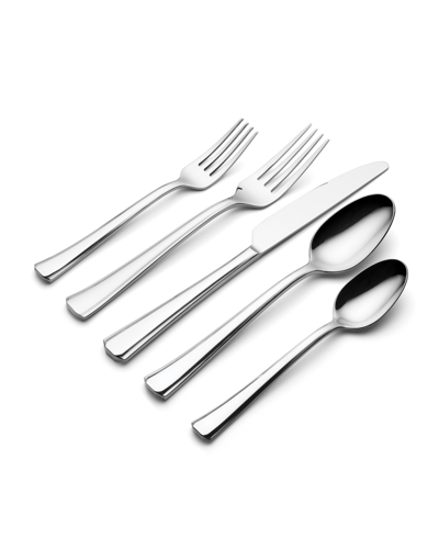 Shop Oneida Bleeker 20 Piece Everyday Flatware Set, Service For 4 In Metallic And Stainless