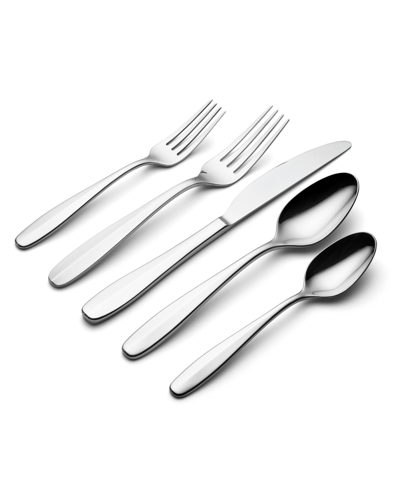 Oneida Oakwood 20 Piece Everyday Flatware Set, Service For 4 In Metallic And Stainless