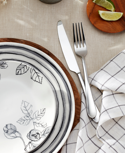 Oneida Grant 20 Piece Everyday Flatware Set, Service For 4 In Metallic And Stainless