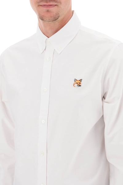 Shop Maison Kitsuné Fox Head Button Down Shirt