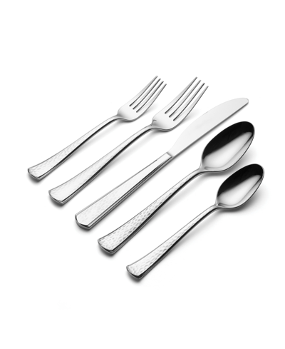 Shop Oneida Etta 20 Piece Everyday Flatware Set, Service For 4 In Metallic And Stainless