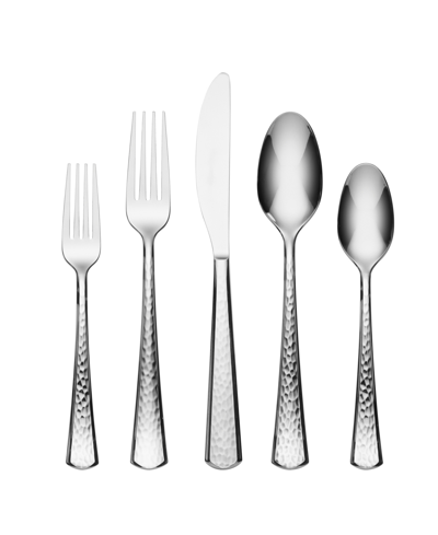 Oneida Etta 20 Piece Everyday Flatware Set, Service For 4 In Metallic And Stainless