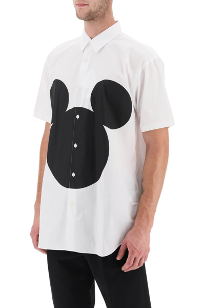 Shop Comme Des Garçons Shirt Mickey Mouse Print Shirt