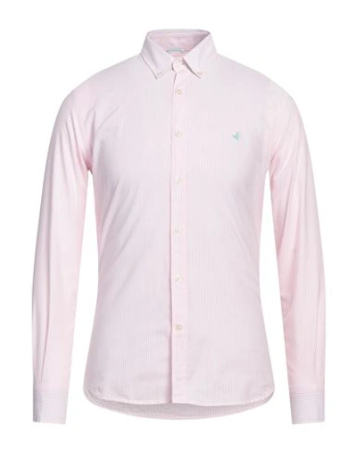 Shop Brooksfield Man Shirt Light Pink Size 15 ¾ Cotton