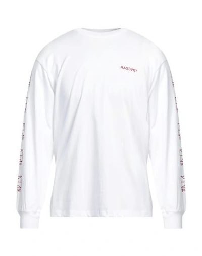 Shop Rassvet Man T-shirt White Size M Cotton