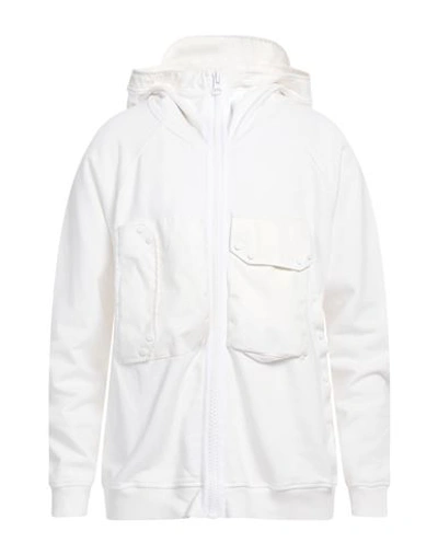 Shop Ten C Man Sweatshirt White Size Xl Cotton