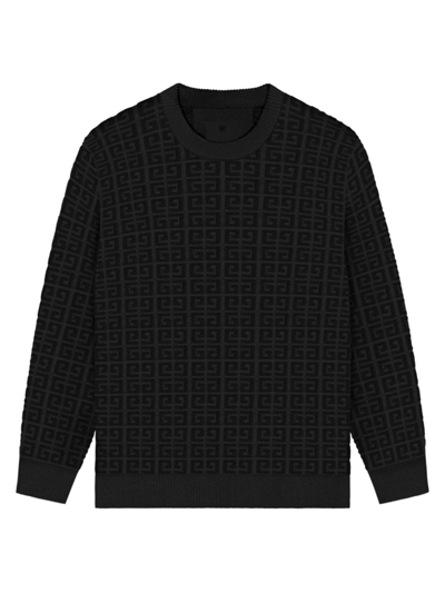 Shop Givenchy Men's Sweater In 4g Wool In Black