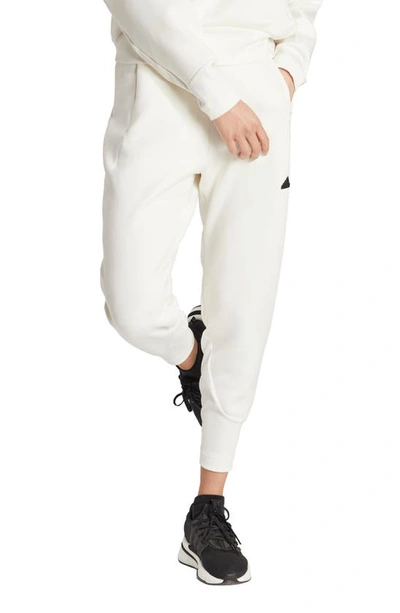 Shop Adidas Originals Z.n.e Performance Joggers In Off White