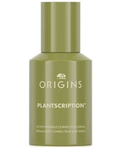 Shop Origins Plantscription Active Wrinkle Correction Serum, 1 Oz. In No Color