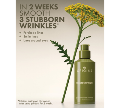 Origins Plantscription Active Wrinkle Correction Serum In No Color