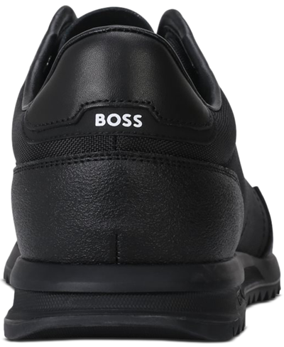Shop Hugo Boss Men's Zayn Low-profile Sneaker In Black