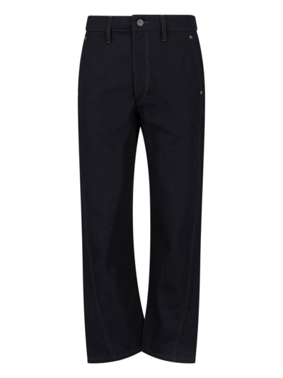 Shop Lemaire Twisted Pants In Black