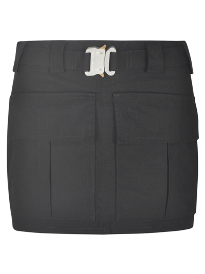 Shop Alyx Buckle Cargo Mini Skirt In Black