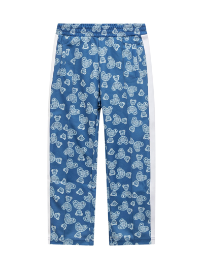 Shop Palm Angels Bear Paisley Track Pant In Blue Off W