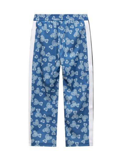 Shop Palm Angels Bear Paisley Track Pant In Blue Off W