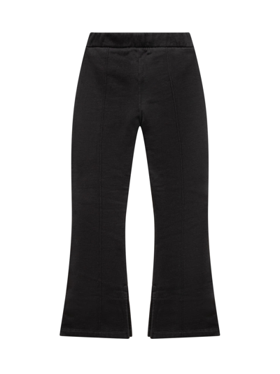Shop Off-white Logo Geometria Sweatpants In Black Fuchsia