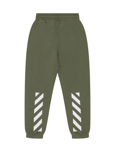 Shop Off-white Bookish Pant In Military Wh