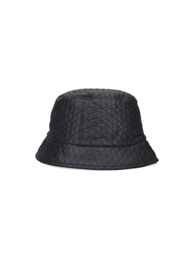 Shop Moncler Logo Bucket Hat In Nero