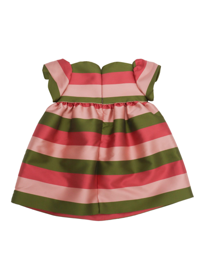 Shop La Stupenderia Maxi Bow Dress In Green
