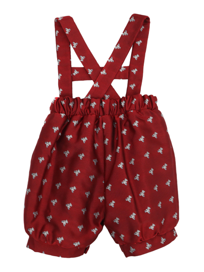 Shop La Stupenderia Tyrol Dungarees In Red