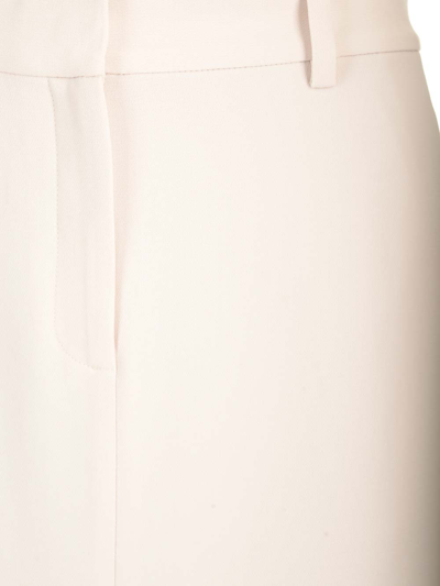 Shop Theory Beige Midi Skirt In Grey