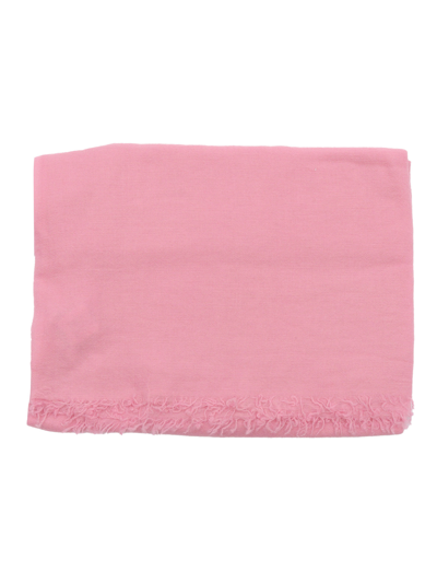 Shop Kangra Cashmere Gauze Stole In Pink