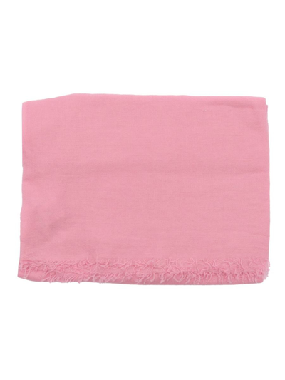 Kangra Cashmere Cashmere Gauze Stole In Pink