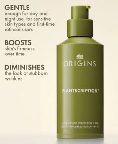 Shop Origins Plantscription Active Wrinkle Correction Serum In No Color