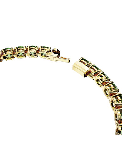 Swarovski Matrix Tennis Bracelet In Green