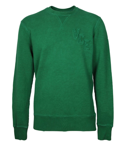 Shop Golden Goose Journey Sweatshirt In Green Cotton Fleece