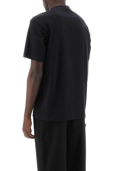 Shop Y-3 T-shirt With Tonal Logo In Black