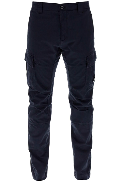 Shop C.p. Company Cargo Pants In Blue