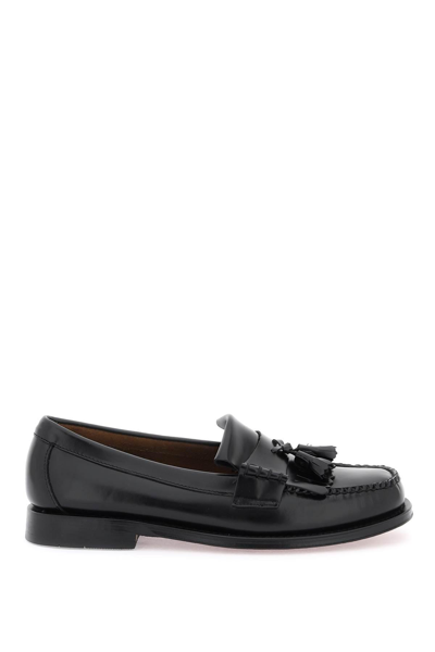 Shop Gh Bass Esther Kiltie Weejuns Loafers In Black