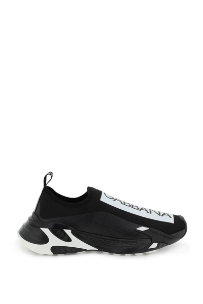 Shop Dolce & Gabbana Sorrento Sneakers In White,black