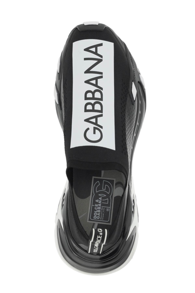 Shop Dolce & Gabbana Sorrento Sneakers In White,black