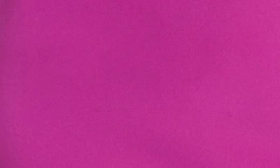 Jewel Badgley Mischka Rosette Off The Shoulder Cocktail Minidress In Magenta
