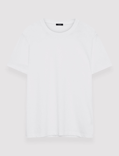 Shop Joseph Cotton  T-shirt In White