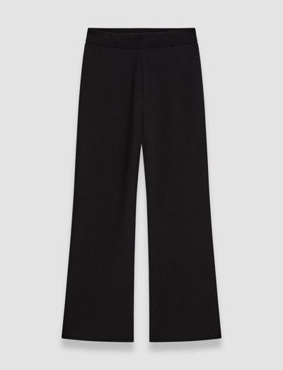Shop Joseph Silk Stretch Trousers In Black