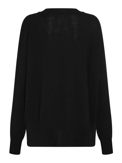 Jil Sander Brushed-finish Jumper In Negro