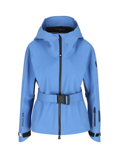 Shop Moncler Grenoble Teche Ski Jacket In Blue