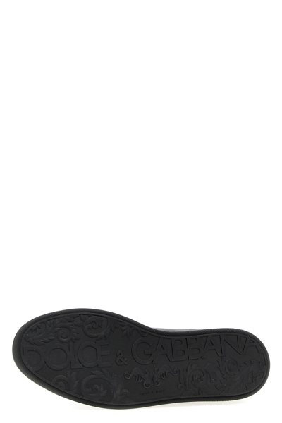 Shop Dolce & Gabbana Men 'portofino Saint Portofino' Sneakers In Black