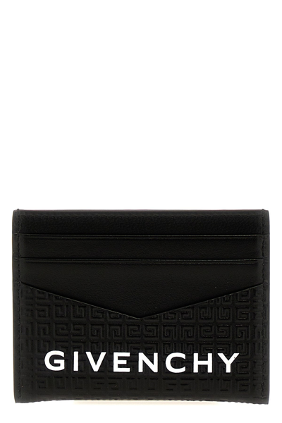 Shop Givenchy Men '4g' Card Holder In Black