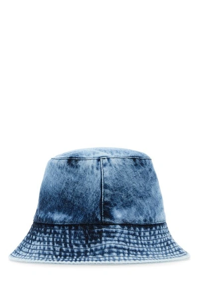 Shop Isabel Marant Woman Denim Giorgia Bucket Hat In Blue