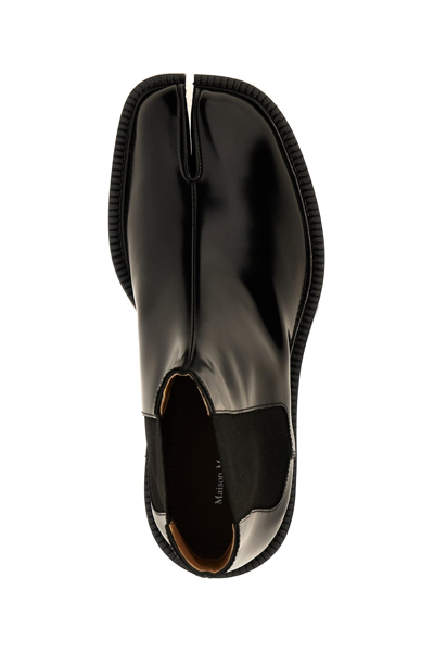 Shop Maison Margiela Men 'tabi' Chelsea Boots In Black
