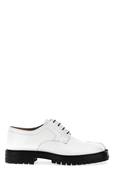 Shop Maison Margiela Men 'taby Country' Lace Up Shoes In Multicolor