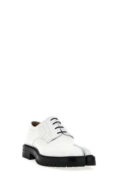 Shop Maison Margiela Men 'taby Country' Lace Up Shoes In Multicolor