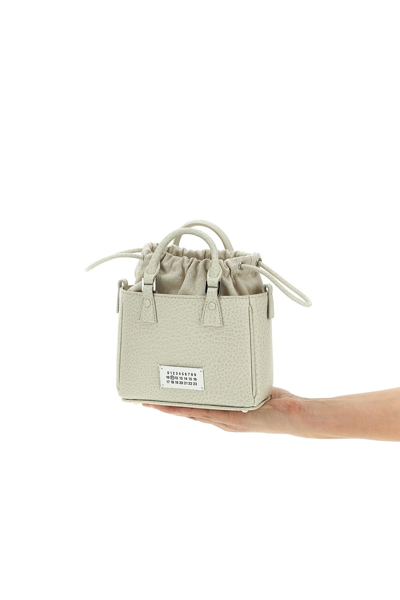 Shop Maison Margiela Women '5ac Tote Horizontal' Handbag In Gray