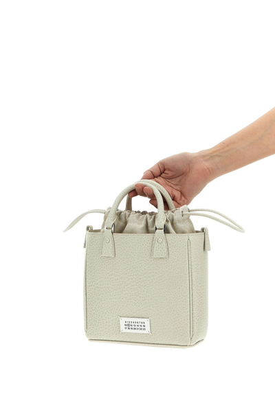 Shop Maison Margiela Women '5ac Tote Vertical' Handbag In Gray