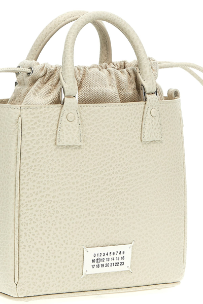 Shop Maison Margiela Women '5ac Tote Vertical' Handbag In Gray